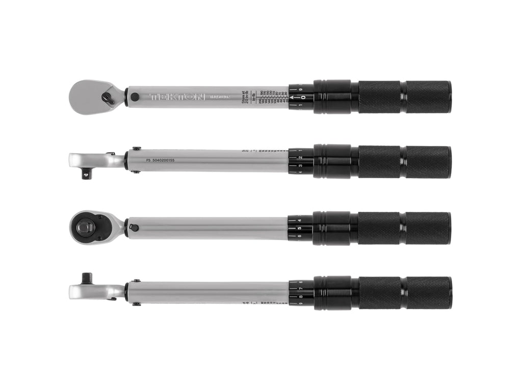 TEKTON 1/4 Inch Drive 90-Tooth Dual-Direction Micrometer Torque Wrench (20-200 in-lb) | TRQ50402