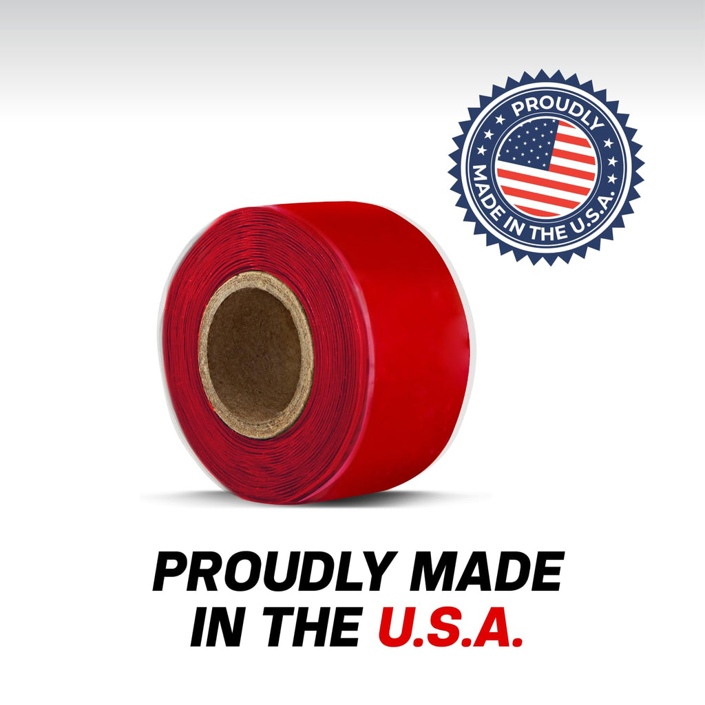 Bond It Rescue Tape, Self-Fusing Silicone Repair Tape, 1 in x 12 ft, Black
