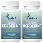 Sahha Liposomal Berberine HCL 1500mg High Bioavailability for Men and Women Overall Health Supplement（2 Pack）