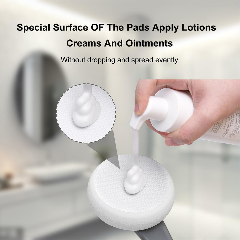 Lotion Applicator for Back,20.5" Detachable Long Handle Back Lotion Applicator for Women, Elderly for Applying Suncream,Cream,Tanning
