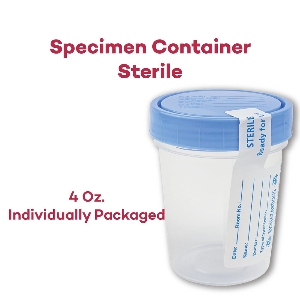 Dealmed 781044 Urine Specimen Cups - 4 oz, Leak Resistant, 5 Count