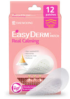 Easyderm Real Calming Patch Microdart Pimple Patches, Clear Nano Micropoint | Niacinamide, Hyaluronic Acid, EGF Acne Dark Spot Care, K-beauty | 12 Counts