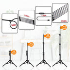 GHodec Grow Light Free Standing, 5500K Full Spectrum Gooseneck LED Lamp