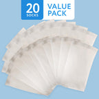 IMPRESA Pool Skimmer Socks - Compatible with Hayward, Pentair & Intex - 20-Pack - Filter Saver Socks - Fits Inground & Above Ground Pool Skimmers