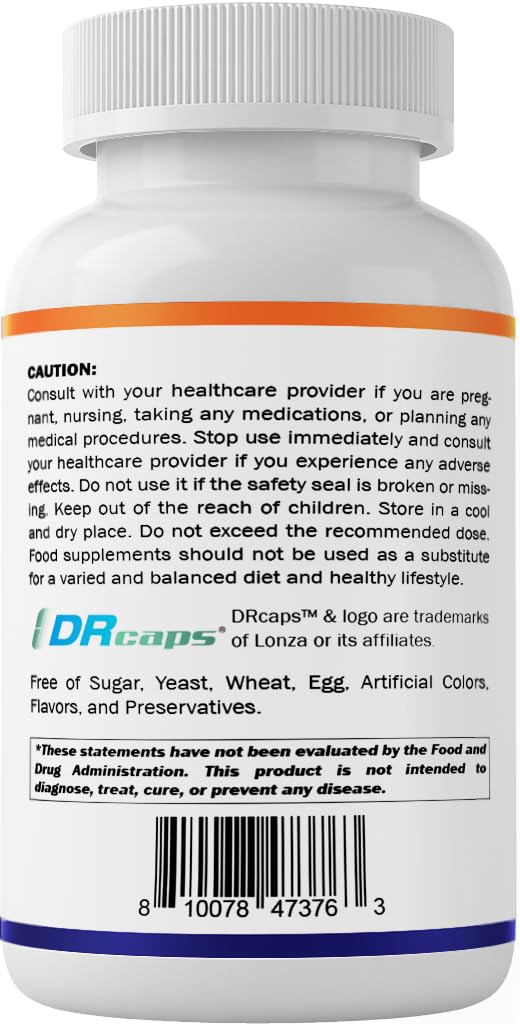 Vitamatic Lactobacillus Salivarius 2 Billion per DR Capsule - 60 Count - Digestive Support - Made with Prebiotic Inulin Fiber (2 Bottles)