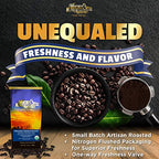 Mt. Whitney Organic French Roast, Dark Roast, Low Acid Coffee (Whole Bean, 12 Oz)