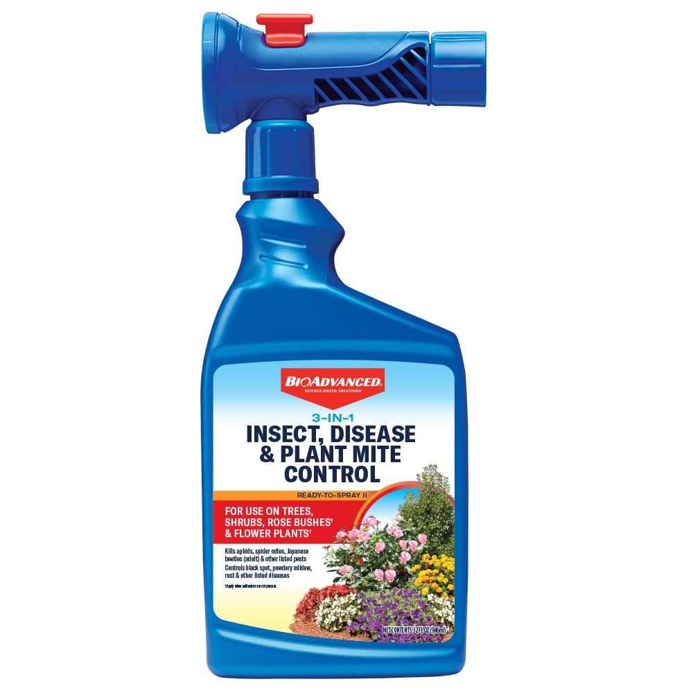 BioAdvanced 3-in-1 Insect, Disease, and Mite Control Ready-to-Spray - 32 oz