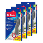 PLAYTEX Living Reuseable Rubber Cleaning Gloves, Color May Vary (Small, Pack - 4)