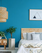 Micpolo 15.7"x394" Peel and Stick Wallpaper - Blue for Bedroom and Bathroom - Easy Peel Off, Renter Friendly, Removable Vinyl, Matte