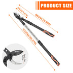 AIRAJ 26-39'' Extendable Anvil Loppers,Heavy Duty Branch Cutter up to 2.75'' Cut Capacity, Tree Trimmer with Compound Action,Tree Prune with Spare Blade,Pruning Shear for Gardening