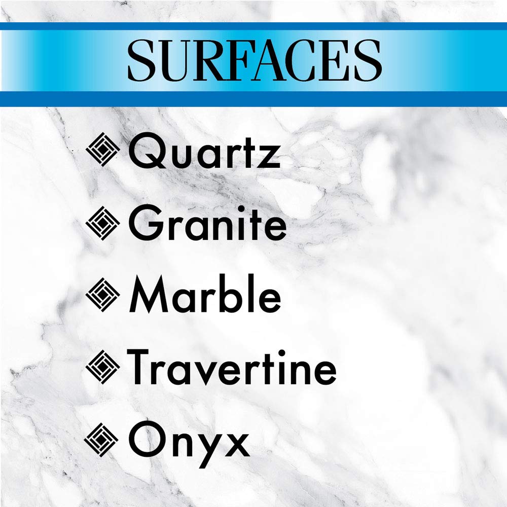 Stone Care International Quartz Cleaner and Polish - 24 Ounce (2 Pack) - Clean & Shine Your Quartz Countertops Islands and Stone Surfaces with UV Protection