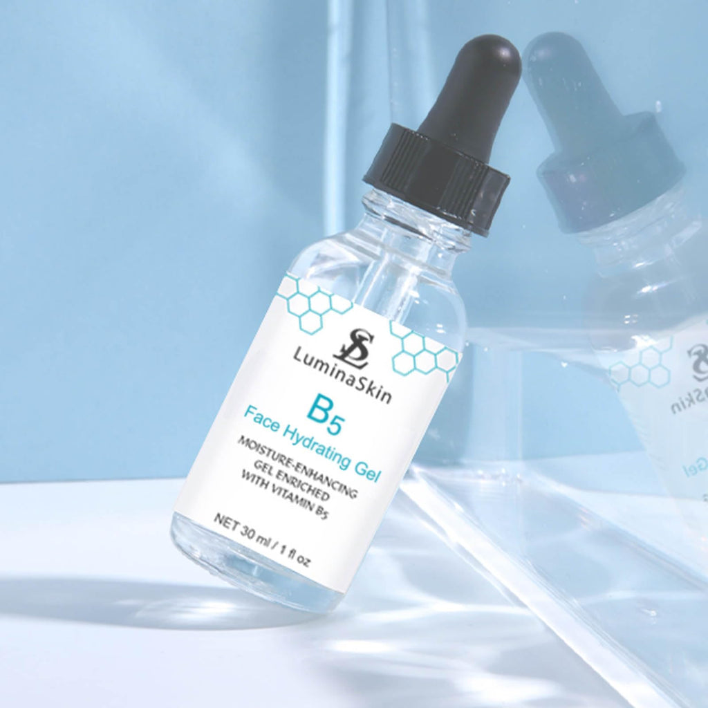 LuminaSkin Hydrating Vitamin B5 Gel Skin Moisture-Enhancing Gel, Hyalu B5 Pure Hyaluronic Acid Serum for Face, with Vitamin B5, Anti-Aging Serum for Fine Lines and Wrinkles 30 ml
