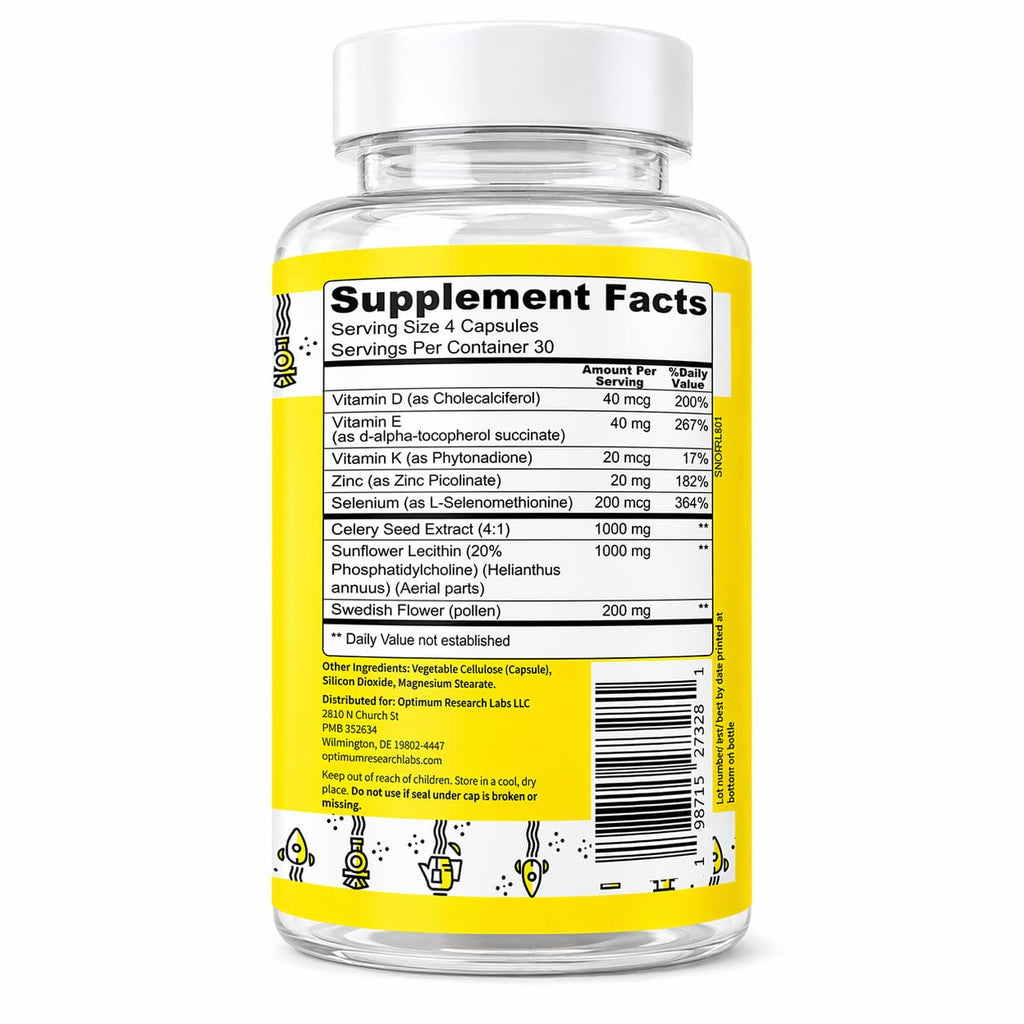 Optimum Research Labs Semen Max - Natural Male Enhancement Supplement for Volume Support and Reproductive Health