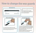 Waxguards 3.0 NanoCare 10993649 Filters for Signia/Siemens/Rexton and Connexx Hearing Aids - Cleaning Brush Kits with Carry Case- 3packs