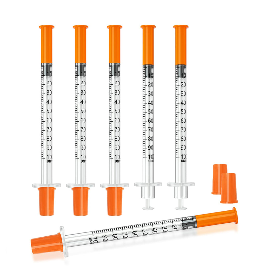 1ml 31G 1/2"(12.7mm) U-100 Syringes, Disposable Individual Package (25pcs)