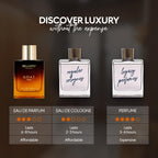 BellaVita Luxury G.O.A.T. Men's Eau De Parfum (3.4 fl.oz) | Natural Refreshing Notes of Bergamot, Lavender, Vetiver & Patchouli Oriental | Fresh Perfume for Men | Long-Lasting Perfume for Mens EDP