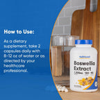Nutricost Boswellia Extract 1,200mg Per Serving, 180 Capsules for 90 Servings Per Bottle - Standardized to 65% Boswellic Acid, Gluten Free and GMO Free, Vegan