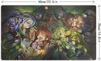 New Anime Playmat Charmer Familiar TCG CCG Trading Card Game Mat Pad No Zones+ Free Bag (ZD039-012-K)
