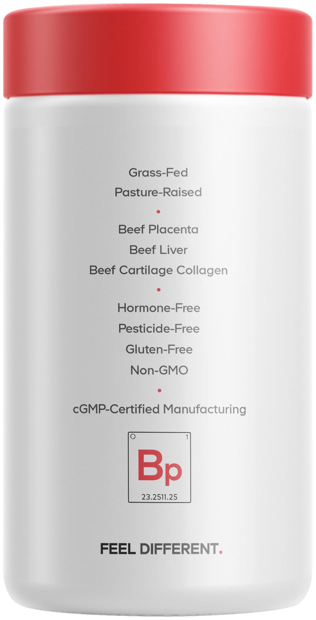 Codeage Beef Placenta, Grass-Fed, Liver, Tracheal Cartilage, 180 Capsules