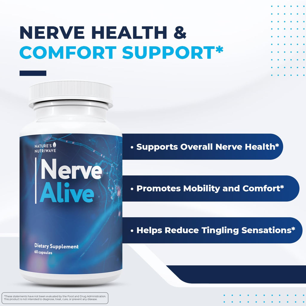 NerveAlive – Passionflower & Marshmallow Root – 60 Ct, 3 Month Supply
