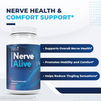 NerveAlive – Passionflower & Marshmallow Root – 60 Ct, 3 Month Supply