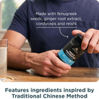 Ancient Nutrition Multivitamin for Men, Men's Fermented Multivitamin with Methylated Vitamin A, C, D, E, K, Zinc & Magnesium, Immune Support, Vegan, 60 Ct