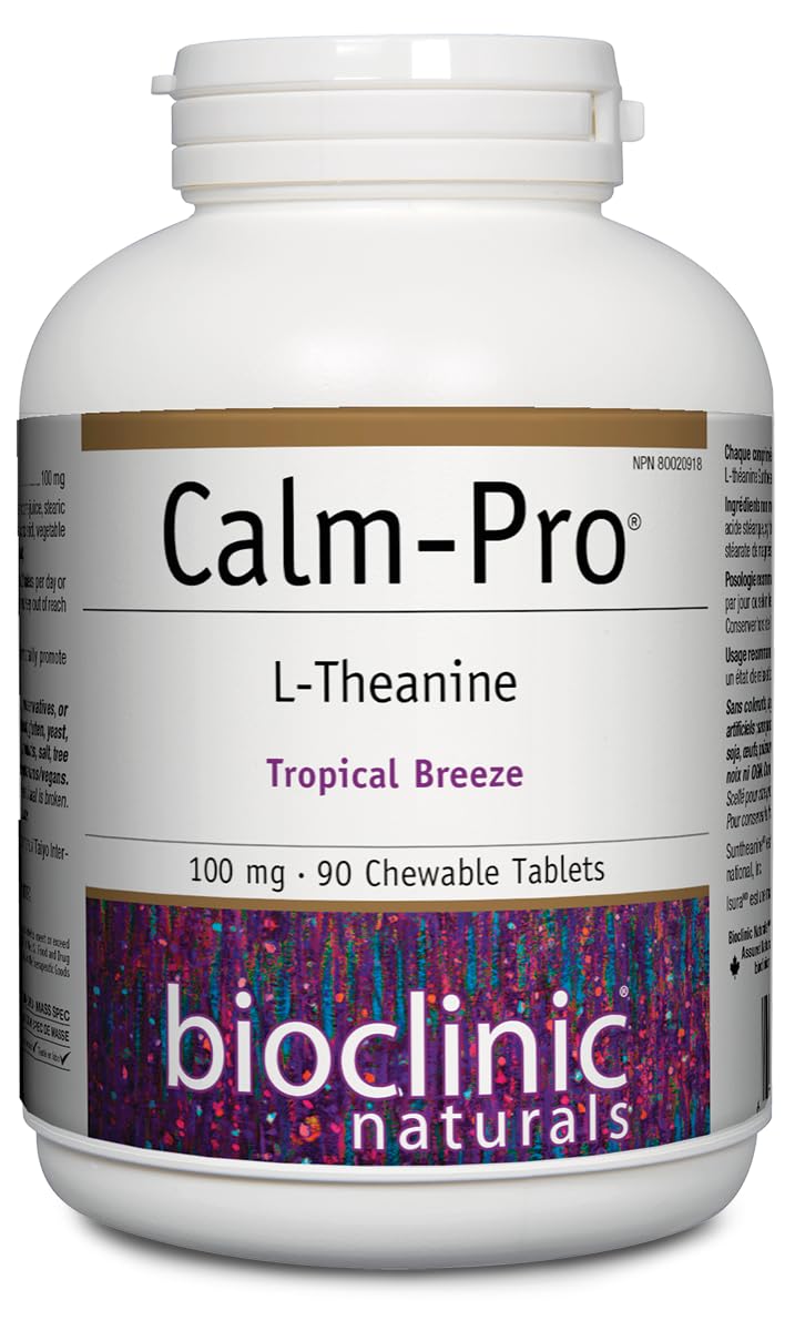 Bioclinic Calm Pro Chewable Tablets, 90 Count