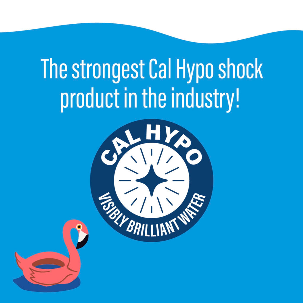 Poolife Turbo Shock to Eliminate Algae, Bacteria & Cloudy Water - Strongest 78% Calcium Hypochlorite Pool Shock - Fast-Dissolving, No Pre-Mixing - Safe Chlorine Shock for All Surfaces - 6 X 1lb Bag