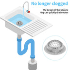 Aluvor Shower Drain Hair Catcher, Shower Drain Cover, Bathtub Drain Hair Catcher for Pop-Up & Regular Drains