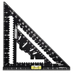 Johnson Level & Tool 1904-0700V 7-1/4" Johnny Square® MACH-1™ Smart Mark™ Rafter Square with Level Vial, Black