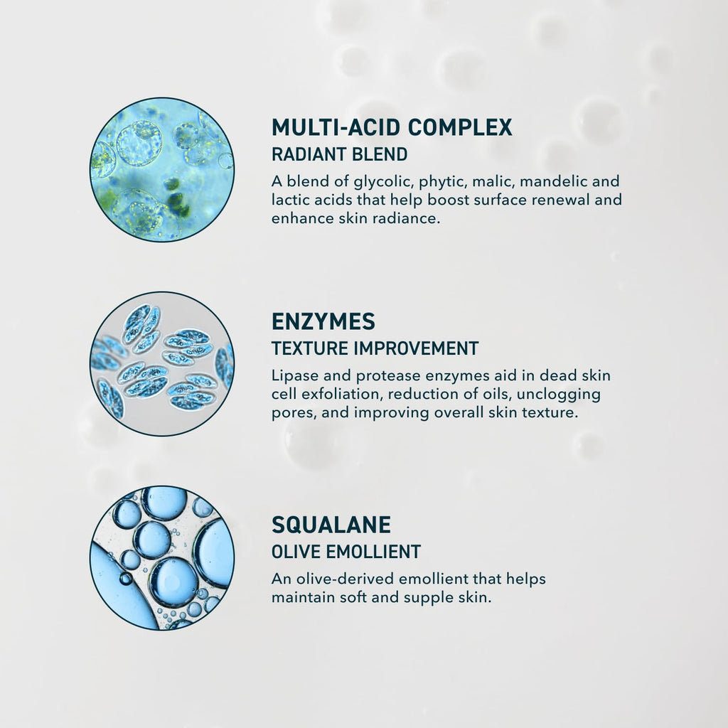 Prequel Skin Multi-Acid Milk Peel, Professional Exfoliating Solution. 15% Glycolic Acid Face Peel with Lactic Acid and Enzymes. Hydrating Chemical Exfoliant. Clinical Strength Formula, 7.6oz Bottle.
