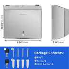 DUTYWORKS Commercial Paper Towel Dispenser, 304 Stainless Steel