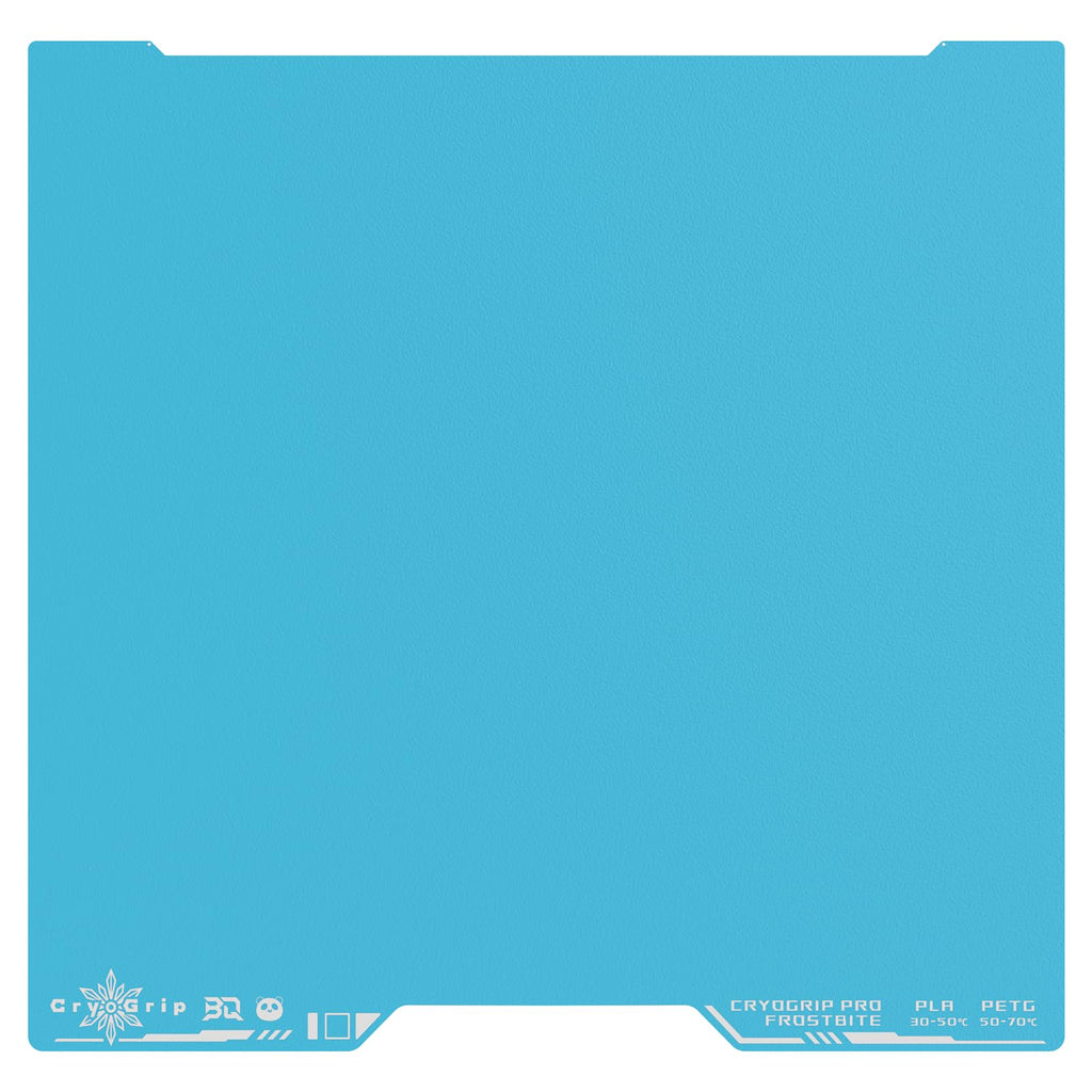 BIQU Cryogrip Pro Frostbite for Bambu-Lab H2D/H2S 3D Printers Cold Build Plate 355x346MM Double Sided Strong Adhesion Spring Steel Sheet Room Temperature Print Upgrade Removable Heated Bed Cover