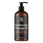 Frankincense Essential Massage Oil for Scars, Stretch Marks & Fine Lines, Firming, Hydrating, Smoothing & Calming Formula with Collagen, Stem Cells, Lavender & Grapefruit, 8 fl oz, by M3