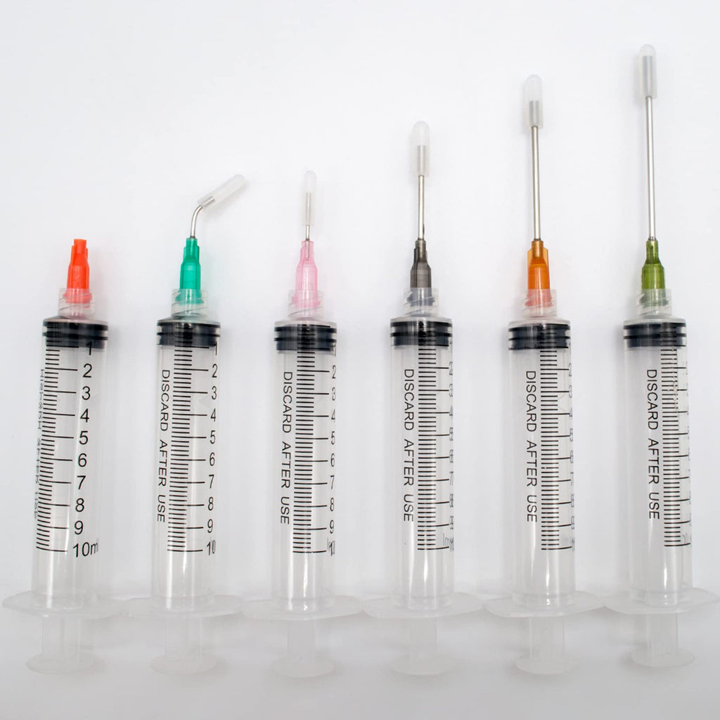 Glue Applicator Syringe with Blunt Tip Needle for Liquid, Ink, Oil, Perfume