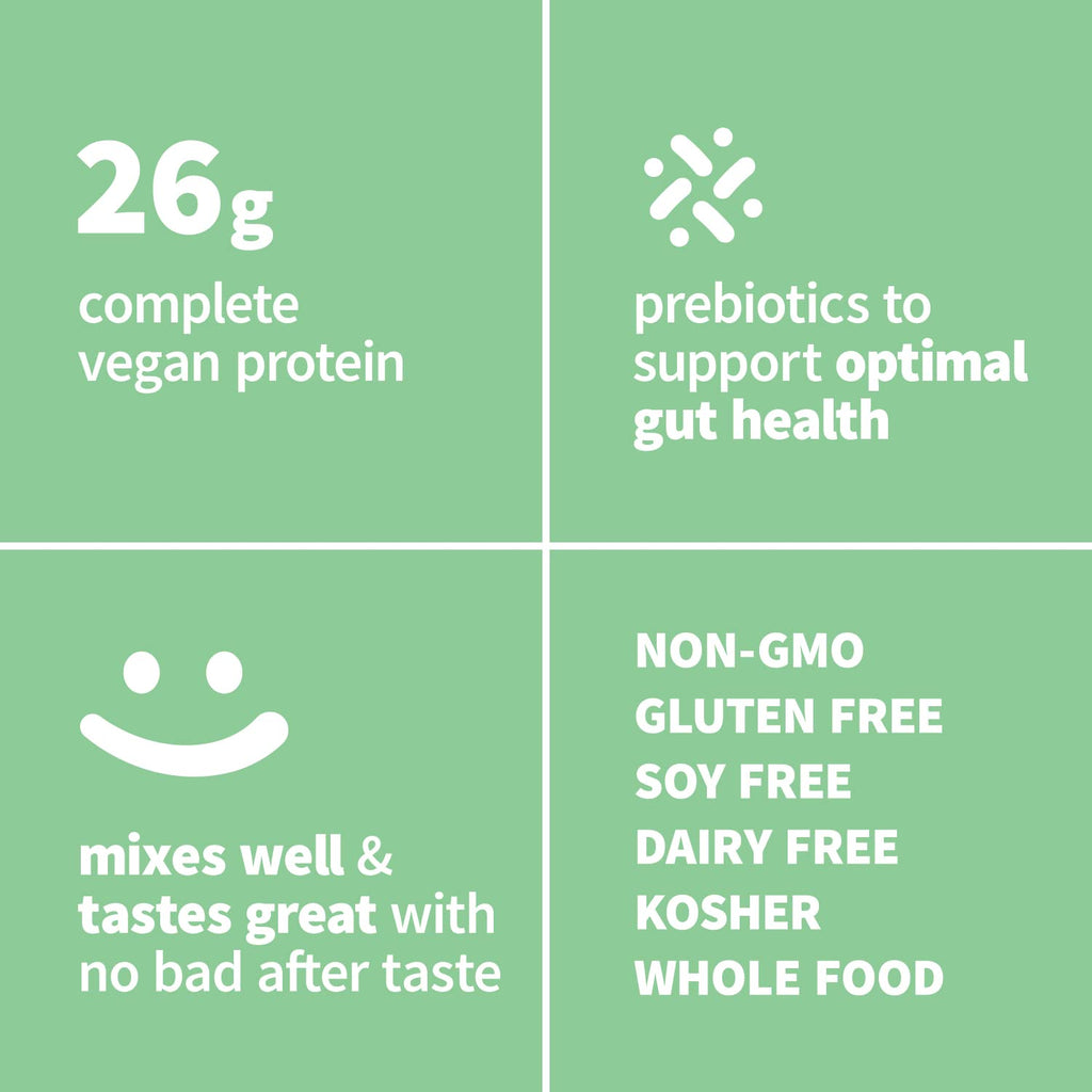 Plant Based Protein & Superfoods Powder, Original, Unflavored | Organic Protein Powder, Vegan, Non Dairy, Non-GMO, Gluten Free, Sugar Free, Perfect Keto Drink Mix (1 lb)