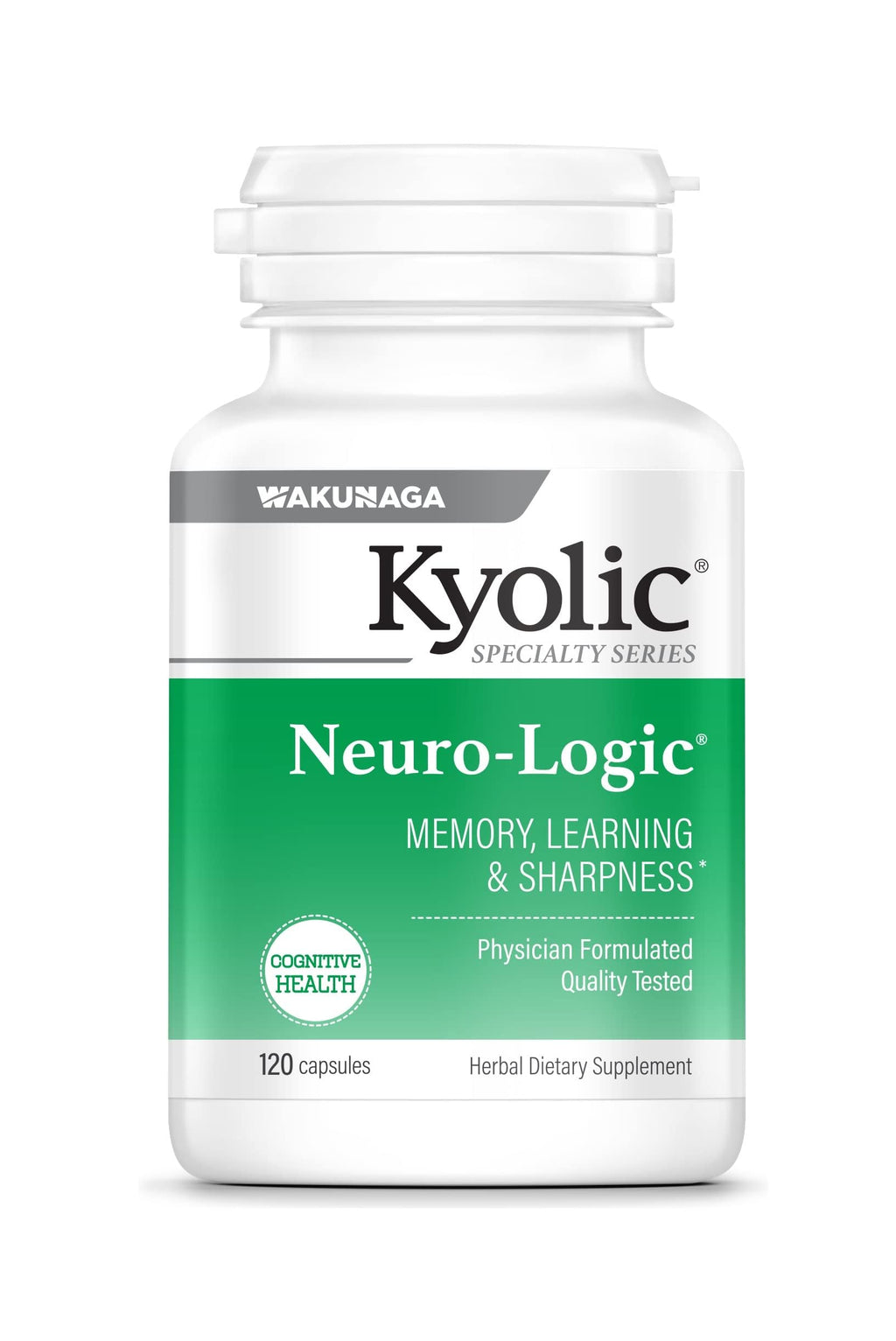 Kyolic Specialty Series Neuro-Logic, 120 Capsules (60 Servings)