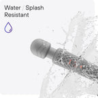 bed geek Handheld Cordless Personal Wand Massager – Waterproof, USB Rechargeable, 20 Vibration Patterns, 8 Speeds, Memory Feature, Skin-Soft Silicone for Ultimate Relaxation Tool