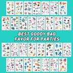 Metker Tattoos for Kids - 150 Sheets(1700+ Mixed Styles Patterns) | Temporary Tattoos Stickers for Girls and Boys | Goody Bag Favor for Parties | Non-toxic、Skin-Safe*、Cosmetic-Grade