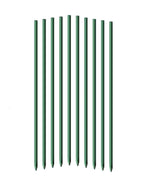 EcoStake Garden Stakes 6-Ft for Climbing Plants Supports Pole 20 Pack Rust-Free Plant Sticks Fence Post