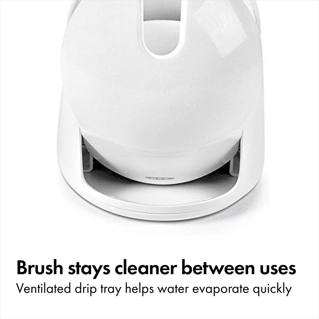 OXO Good Grips Compact Toilet Brush & Canister with Automatic Canister Door