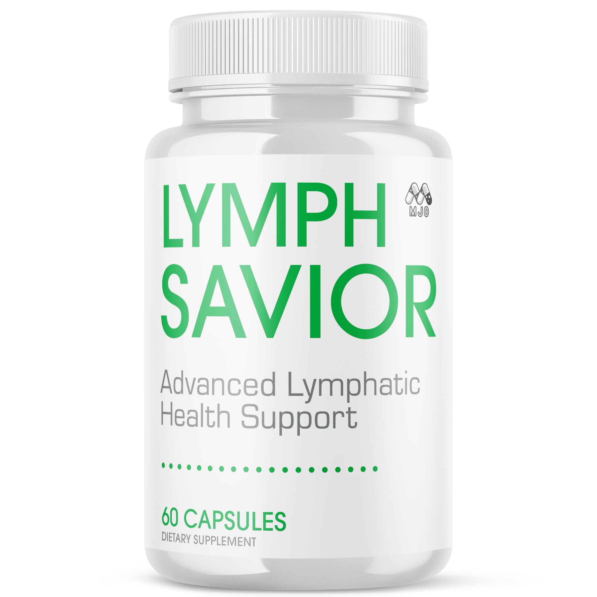 Lymph Savior Capsules, Official Lymph Savior Pills with All Natural Ingredients, Maximum Strength Supplement with Premium Vitamins Supporting Optimal Wellness & Advanced Health Naturally (60 Capsules)