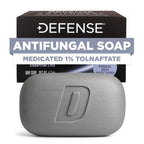 Defense Antifungal Bar Soap | Jock Itch, Ringworm, Athlete's Foot, Skin Fungus | Medicated Anti Fungal Treatment (One Bar, No Case)