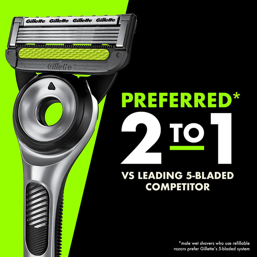 Gillette Labs Razor Blade Shaving Refills for Men, 4 count