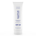 Native Sunscreen SPF 30, Zinc Oxide Dermatologist Tested Suitable for Sensitive Skin & Hawaii Compliant, 5 Ounces | Unscented Sun Protection Lotion, Lightweight & Smooth