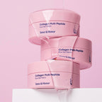 TEREZ & HONOR Peptide Collagen Under Eye Patches - 60 Korean Firming, Glowing & Hydrating Hydrogel Mask for Puffy Eyes, Dark Circles, Wrinkles, Fine Lines, Undereye Bags - Anti-Aging Eye Gel Pads