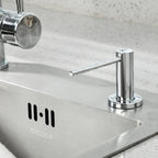Soap Dispenser for Kitchen Sink Polished Chrome GAPPO Stainless Steel Countertop Pump Hand Lotion Built in Bottlend Lotion Built in Bottle