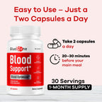 (2 Pack) GlucoZone Blood Support - GlucoZone Capsules Support Optimizer Supplement All Natural Advanced Formula, Pills Premium Vitamins for Health & Wellness, 120 Capsules for 2 Months