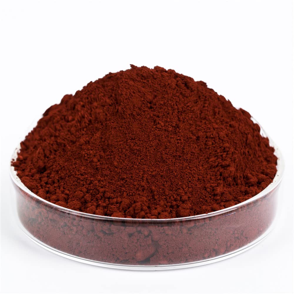 GOODTAKE Concrete Pigment, Wine Red Iron Oxide Pigment Powder, Concrete Cement Dye Color Pigment for Pastel, Tile, Paint, Mortar, Clay, Lime, Grout, Bath Bombs Coloring (Wine Red, 12 oz)