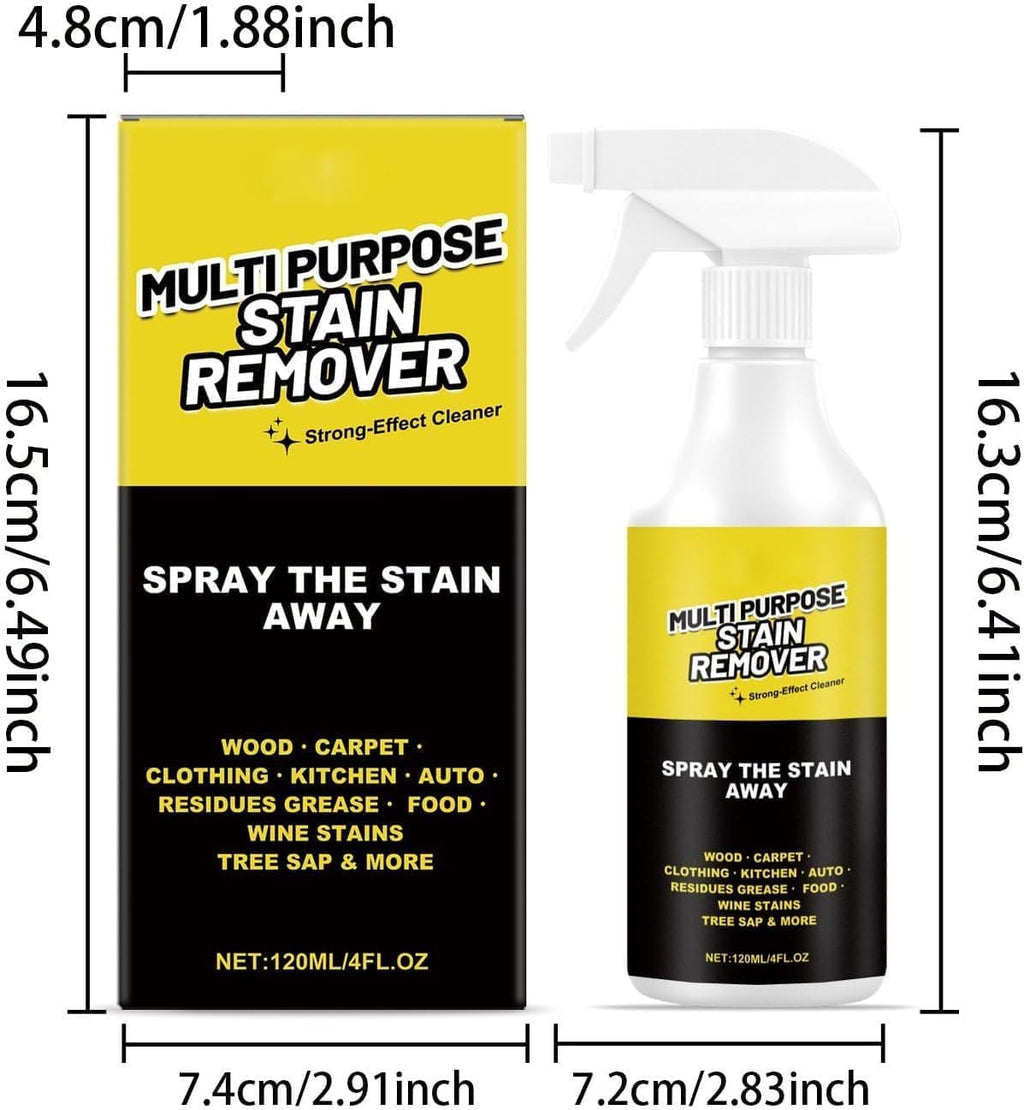 Bicotand Power Spray，Multi-Purpose Stain Remover, Heavy-Duty All-Surface Cleaner Quick-Acting Formula Removes Water Stains Yellowing & Stubborn Residues